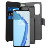 Puro OnePlus 9 Fodral Wallet Detachable 2 in 1 Löstagbart Skal Svart