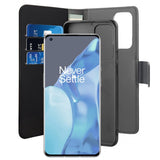 Puro OnePlus 9 Pro Fodral Wallet Detachable 2 in 1 Löstagbart Skal Svart