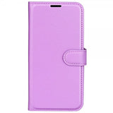 OnePlus Nord 2T Fodral Litchi Lila