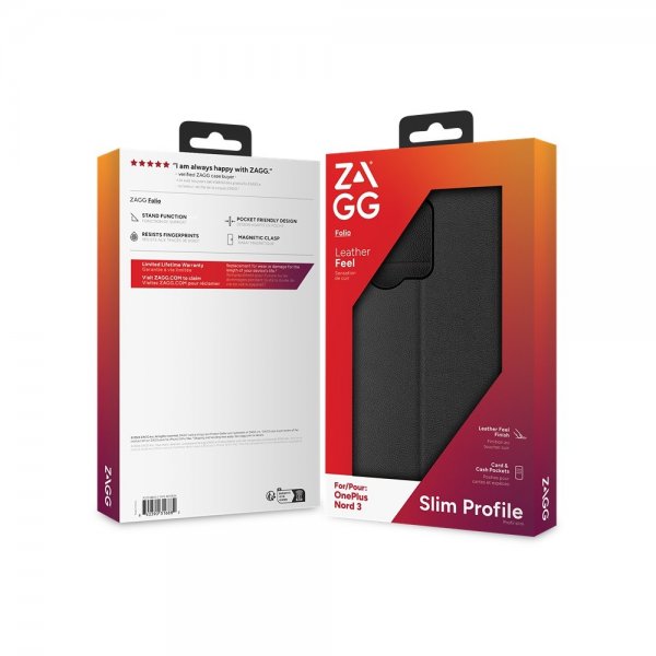 ZAGG OnePlus Nord 3 Fodral Folio Svart