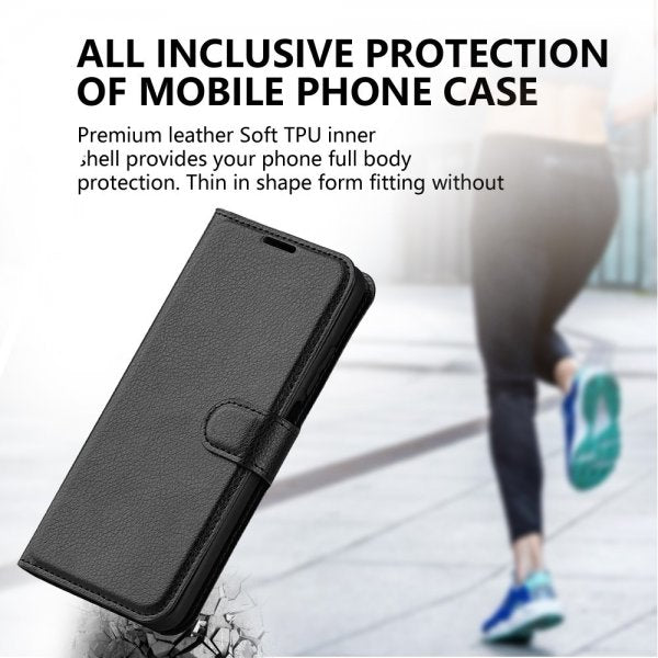 OnePlus Nord 4 Fodral Litchi Svart