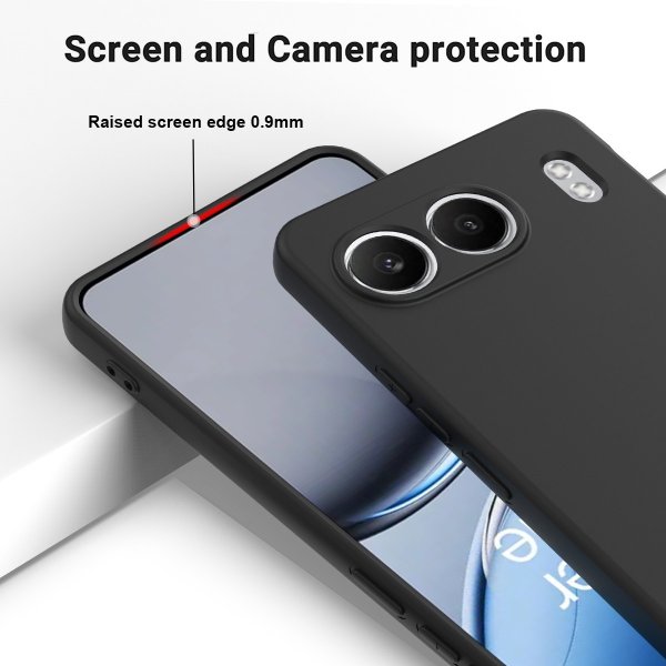 OnePlus Nord 4 Skal med Strap Silikon Svart