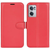 OnePlus Nord CE 2 5G Fodral Litchi Röd