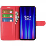 OnePlus Nord CE 2 5G Fodral Litchi Röd