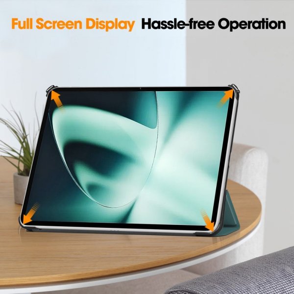 OnePlus Pad Fodral Trifold Grön