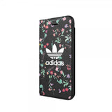 Adidas iPhone 6/6S/7/8/SE Fodral OR Booklet Case AOP FW18 Blommor Svart