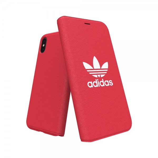 Adidas iPhone X/Xs Fodral OR Booklet Case ADICOLOR SS18 Röd
