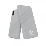 Adidas iPhone X/Xs Fodral OR Booklet Case Suede FW18 Grå