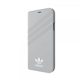 Adidas iPhone X/Xs Fodral OR Booklet Case Suede FW18 Grå