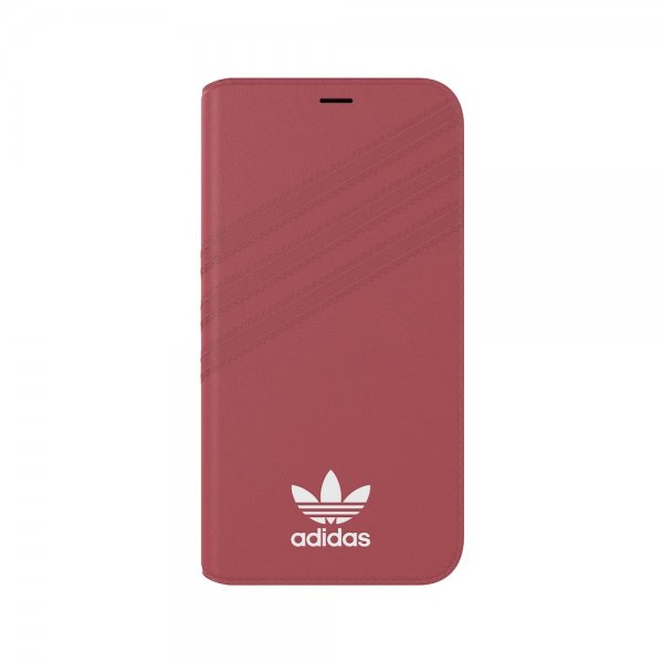 Adidas iPhone X/Xs Fodral OR Booklet Case Suede FW18 Rosa