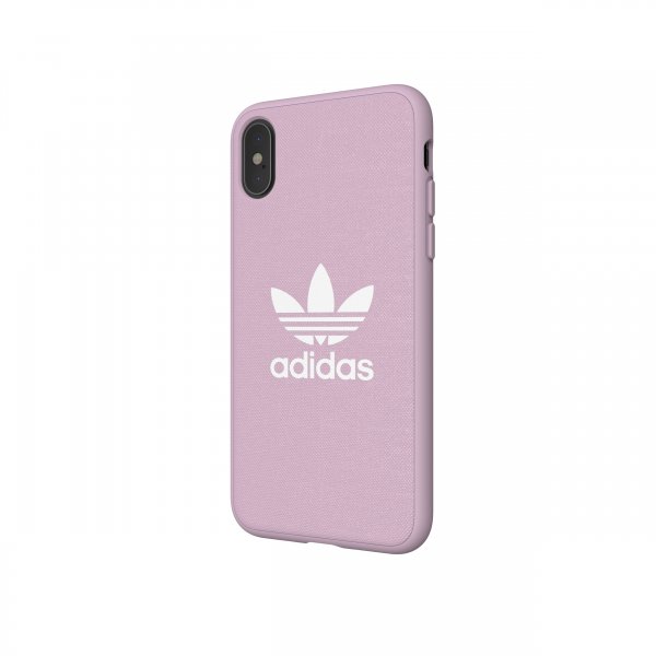 Adidas iPhone X/Xs Skal OR Moulded Case Canvas FW18 Clear Pink
