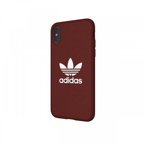 Adidas iPhone X/Xs Skal OR Trefoil Snap Case Canvas FW18 Maroon