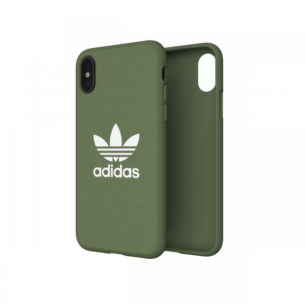 Adidas iPhone X/Xs Skal OR Moulded Case Canvas FW18 Trace Green
