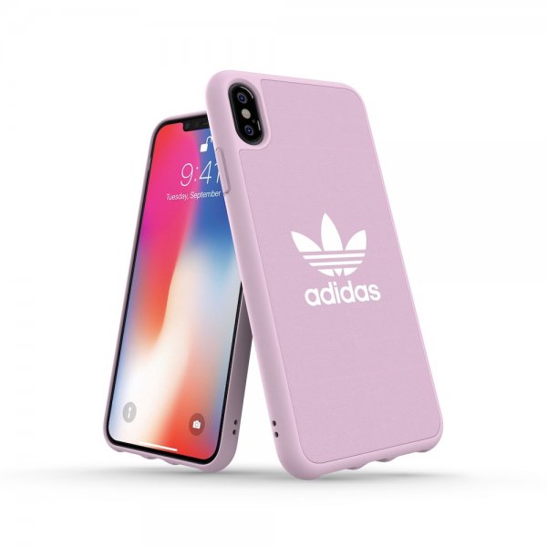 Adidas iPhone Xs Max Skal OR Moulded Case Canvas FW18 Clear Pink