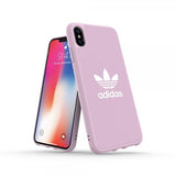 Adidas iPhone Xs Max Skal OR Moulded Case Canvas FW18 Clear Pink