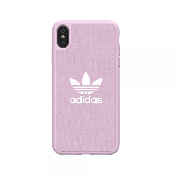 Adidas iPhone Xs Max Skal OR Moulded Case Canvas FW18 Clear Pink