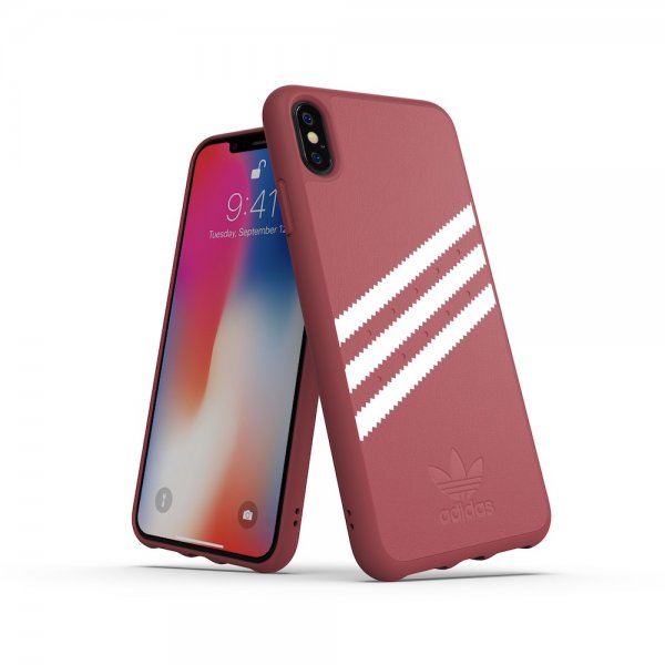 Adidas iPhone Xs Max Skal OR Moulded Case Suede FW18 Rosa