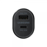 Samsung Original Billaddare Super Fast Dual Car Charger 45W Svart
