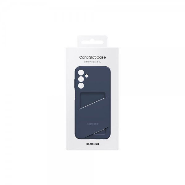 Samsung Original Galaxy A15 Skal Card Slot Case Blueblack
