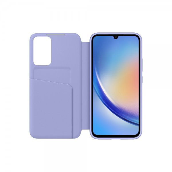 Samsung Original Galaxy A34 5G Fodral Smart View Wallet Case Blueberry