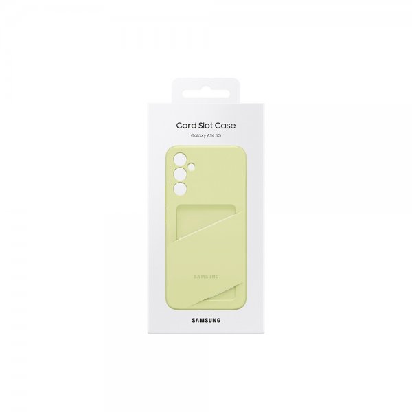 Samsung Original Galaxy A34 5G Skal Card Slot Case Lime