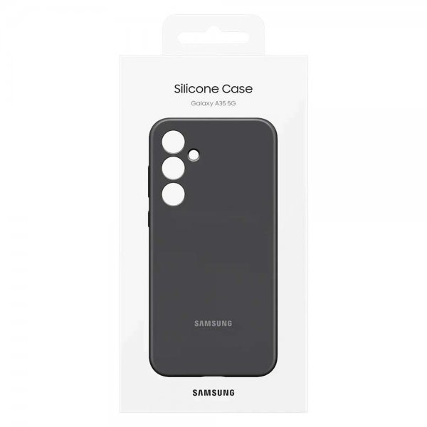 Samsung Original Galaxy A35 Skal Silicone Case Svart