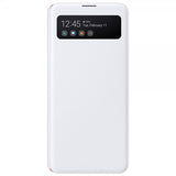 Samsung Original Galaxy A41 Fodral Smart S View Wallet Cover Vit