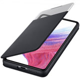 Samsung Original Galaxy A53 5G Fodral Smart S View Wallet Cover Svart