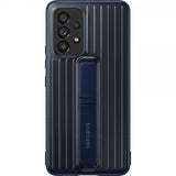 Samsung Original Galaxy A53 5G Skal Protective Standing Cover Transparent Navy