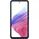 Samsung Original Galaxy A53 5G Skal Protective Standing Cover Transparent Navy