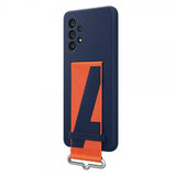 Samsung Original Galaxy A53 5G Skal Silicone Cover with Strap Navy