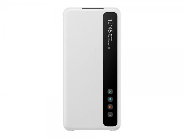 Samsung Original Galaxy S20 Plus Fodral Smart Clear View Cover Vit