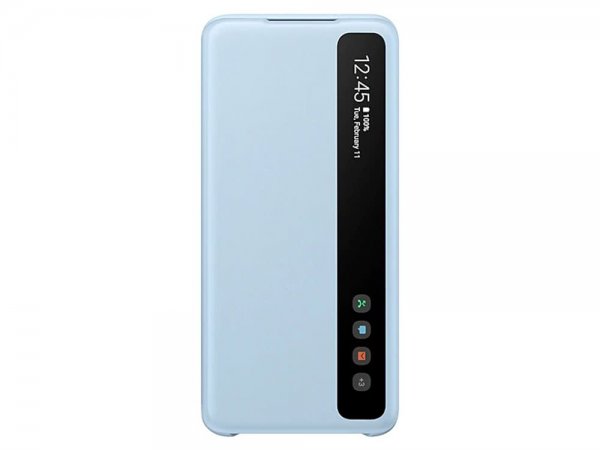 Samsung Original Galaxy S20 Plus Skal Smart Clear View Cover Blå