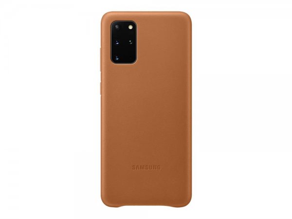 Samsung Original Galaxy S20 Plus Skal Leather Cover Brun