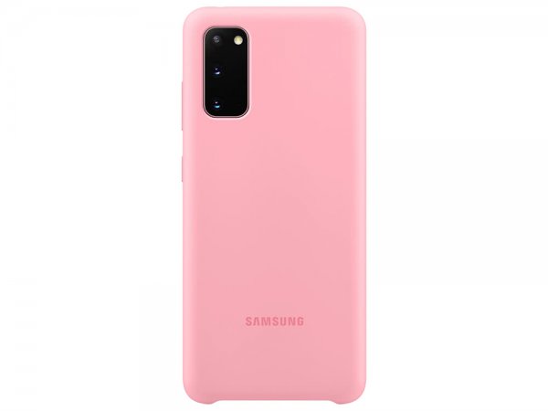 Samsung Original Galaxy S20 Skal Silicone Cover Rosa
