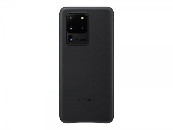 Samsung Original Galaxy S20 Ultra Skal Leather Cover Svart