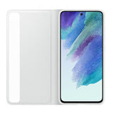 Samsung Original Galaxy S21 FE Fodral Smart Clear View Cover Vit