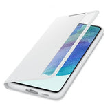 Samsung Original Galaxy S21 FE Fodral Smart Clear View Cover Vit
