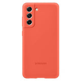 Samsung Original Galaxy S21 FE Skal Silicone Cover Coral