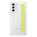 Samsung Original Galaxy S21 FE Skal Slim Strap Cover Vit