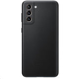 Samsung Original Galaxy S21 Plus Skal Leather Cover Svart