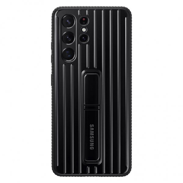Samsung Original Galaxy S21 Ultra Skal Protective Standing Cover Svart