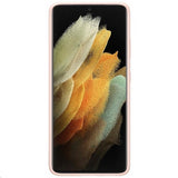 Samsung Original Galaxy S21 Ultra Skal Silicone Cover Rosa