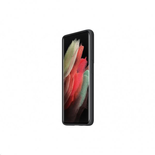 Samsung Original Galaxy S21 Ultra Skal Silicone Cover Svart