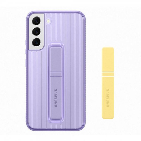 Samsung Original Galaxy S22 Plus Skal Protective Standing Cover Lavender