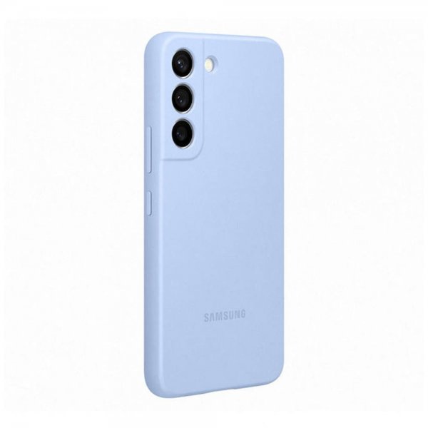 Samsung Original Galaxy S22 Plus Skal Silicone Cover Sky Blue