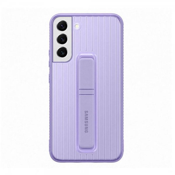 Samsung Original Galaxy S22 Skal Protective Standing Cover Lavender