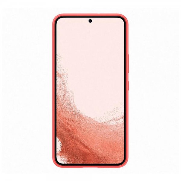 Samsung Original Galaxy S22 Skal Silicone Cover Coral