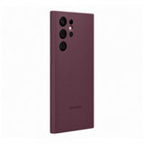 Samsung Original Galaxy S22 Ultra Skal Silicone Cover Burgundy