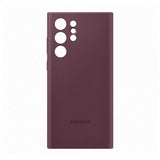 Samsung Original Galaxy S22 Ultra Skal Silicone Cover Burgundy